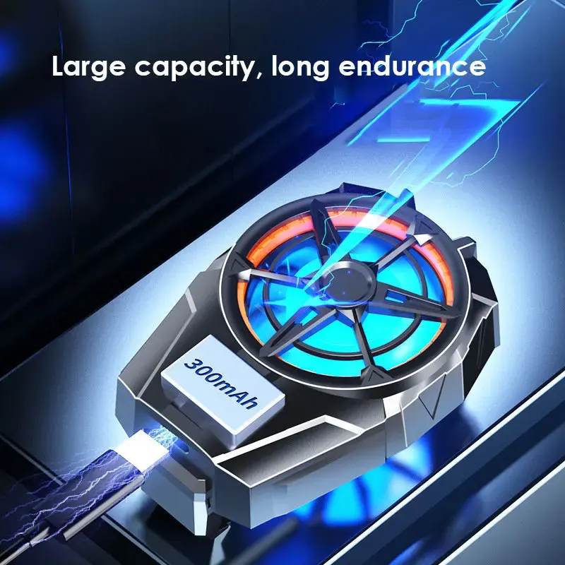 Phone Cooling Fan - 300 мАч перезаряжаемый воздушный охладитель для