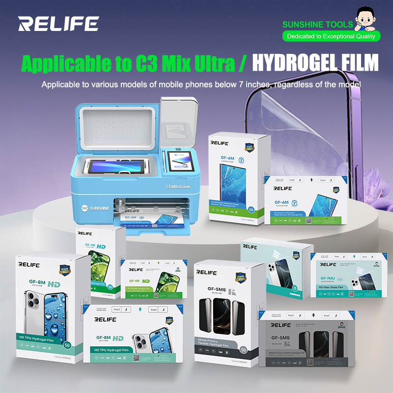 Phone Sanitizer Uv - Гидрогелевая пленка RELIFE GF-1M GF-5MS HD