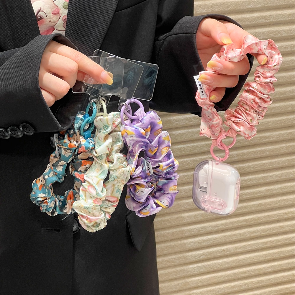 Lanyard Phone Strap - Женские шелковые атласные резинки для волос,