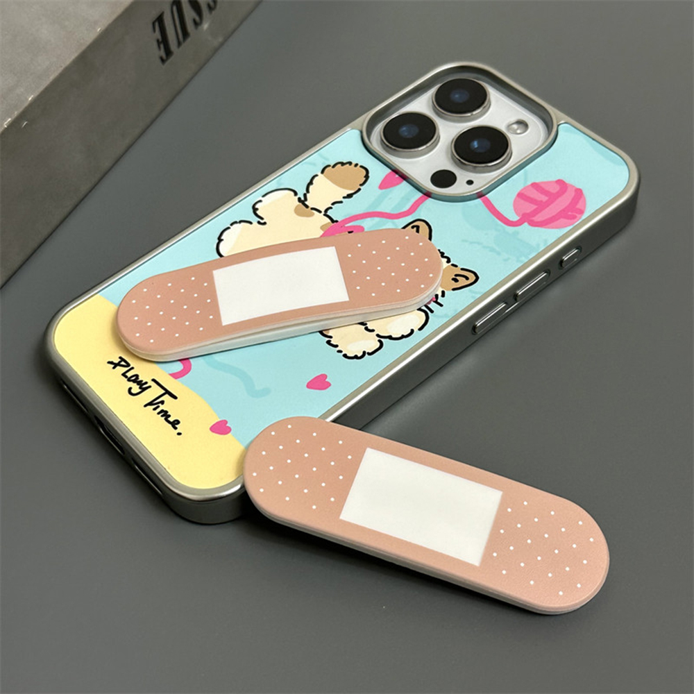 Phone Accessories Items - Корейский чехол-подставка для телефона с выдвижным
