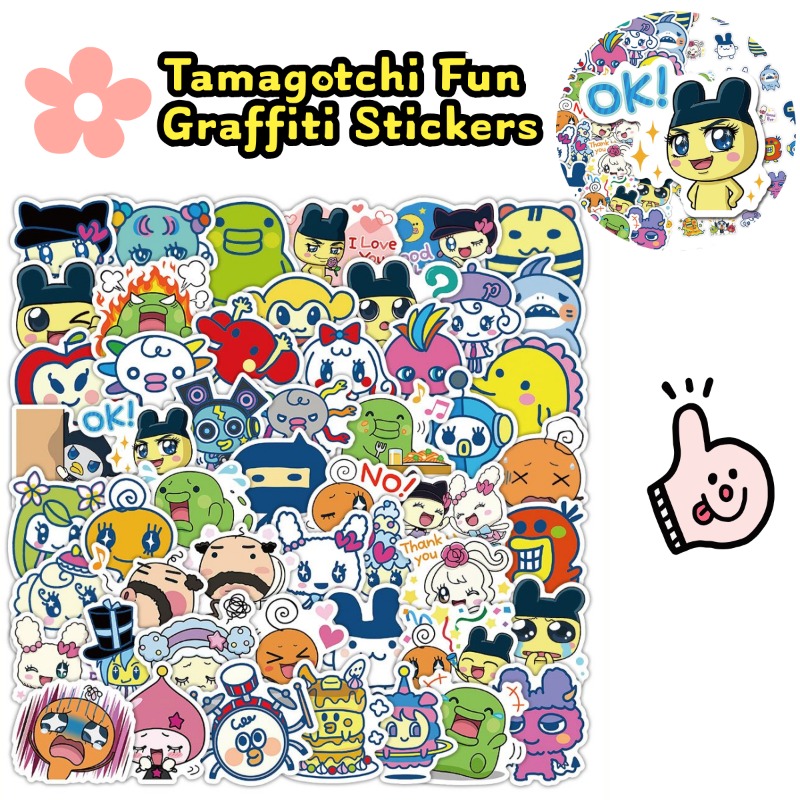 Phone Accessories Items - Японские наклейки Тамагочи: электронные питомцы Мамэтчи