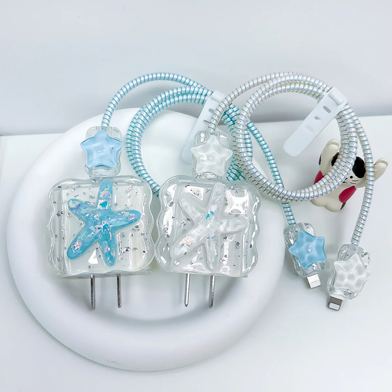 Phone Accessories Aesthetic - Корейский милый 3D кристаллический звездный защитный