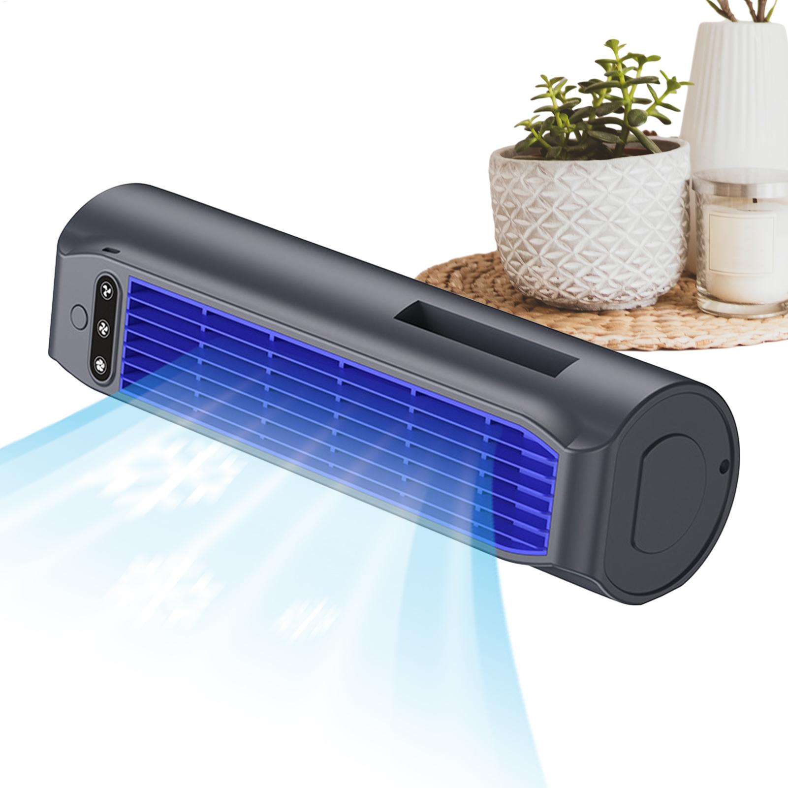 Phone Cooling Fan - Настольный вентилятор-башня с подставкой для телефона,