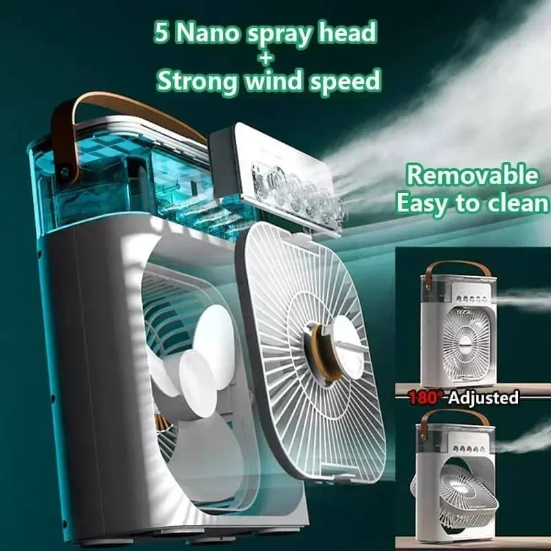 Мини-кондиционер 3-в-1: компак – обзор и цена Phone Cooling Fan