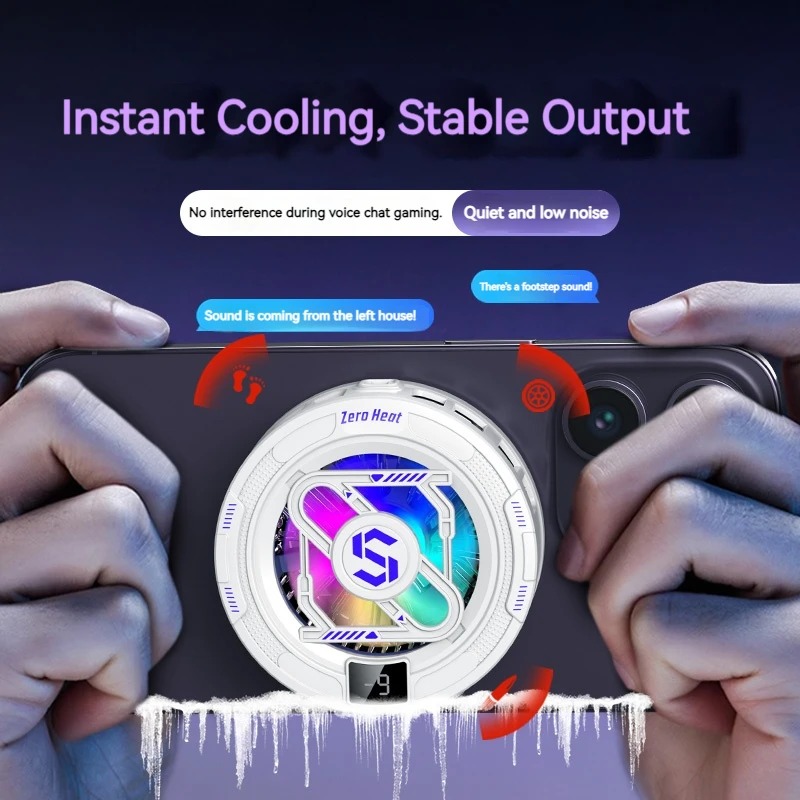 Стильный кулер для телефона мо – обзор и цена Phone Cooling Fan