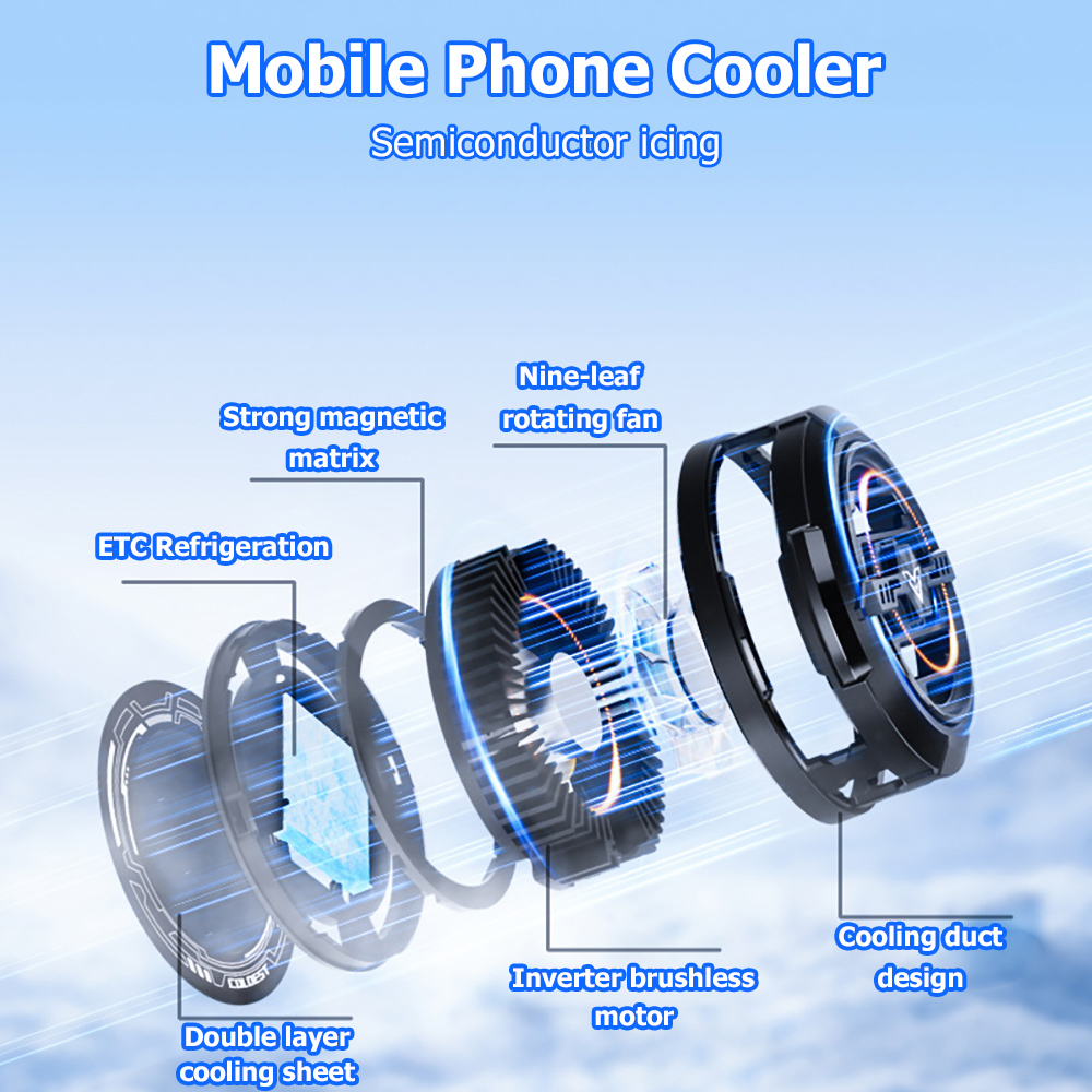 Магнитный кулер для телефона 1 – обзор и цена Phone Cooling Fan