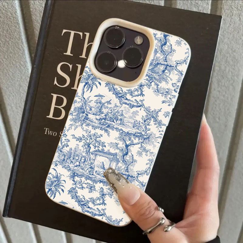 Модный сине-белый фарфоровый ч – обзор и цена Phone Accessories To Sell