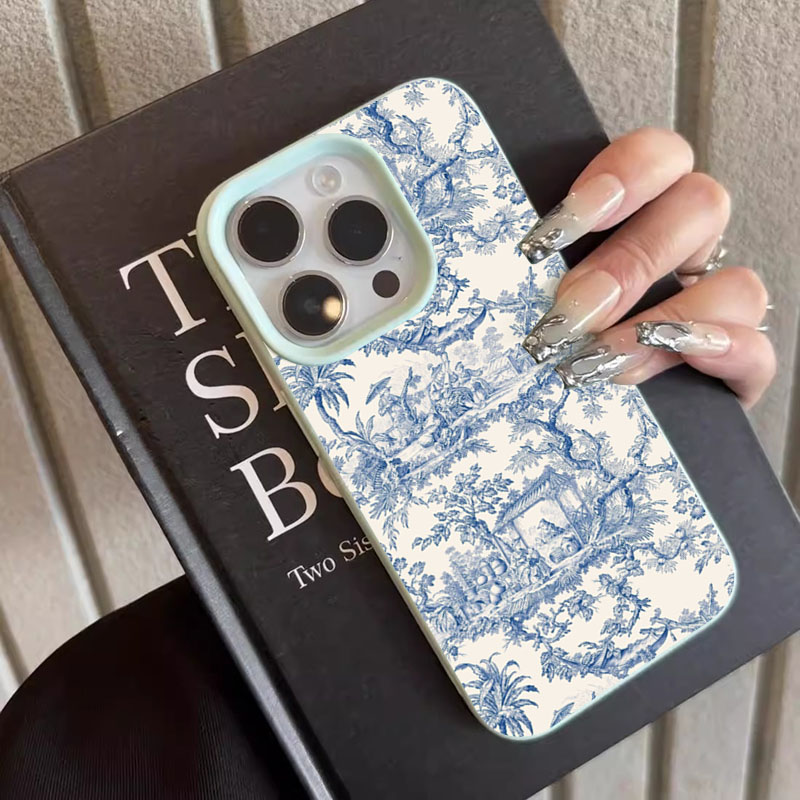 Модный сине-белый фарфоровый ч – обзор и цена Phone Accessories To Sell