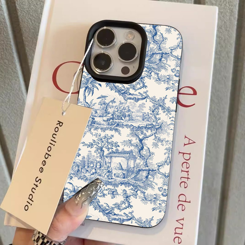 Модный сине-белый фарфоровый ч – обзор и цена Phone Accessories To Sell