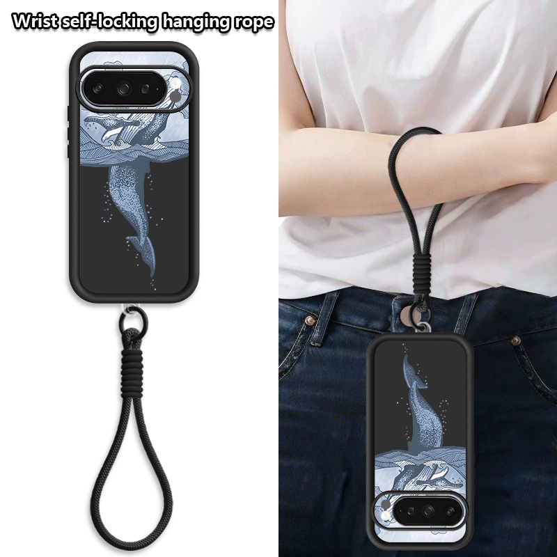 Чехол-ремешок с принтом китов- – обзор и цена Lanyard Phone Strap
