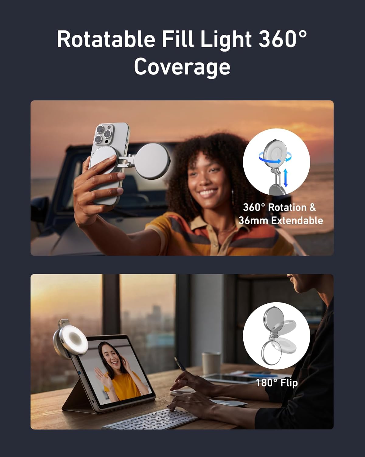Магнитный комплект для селфи:  – обзор и цена Phone Accessories Kit