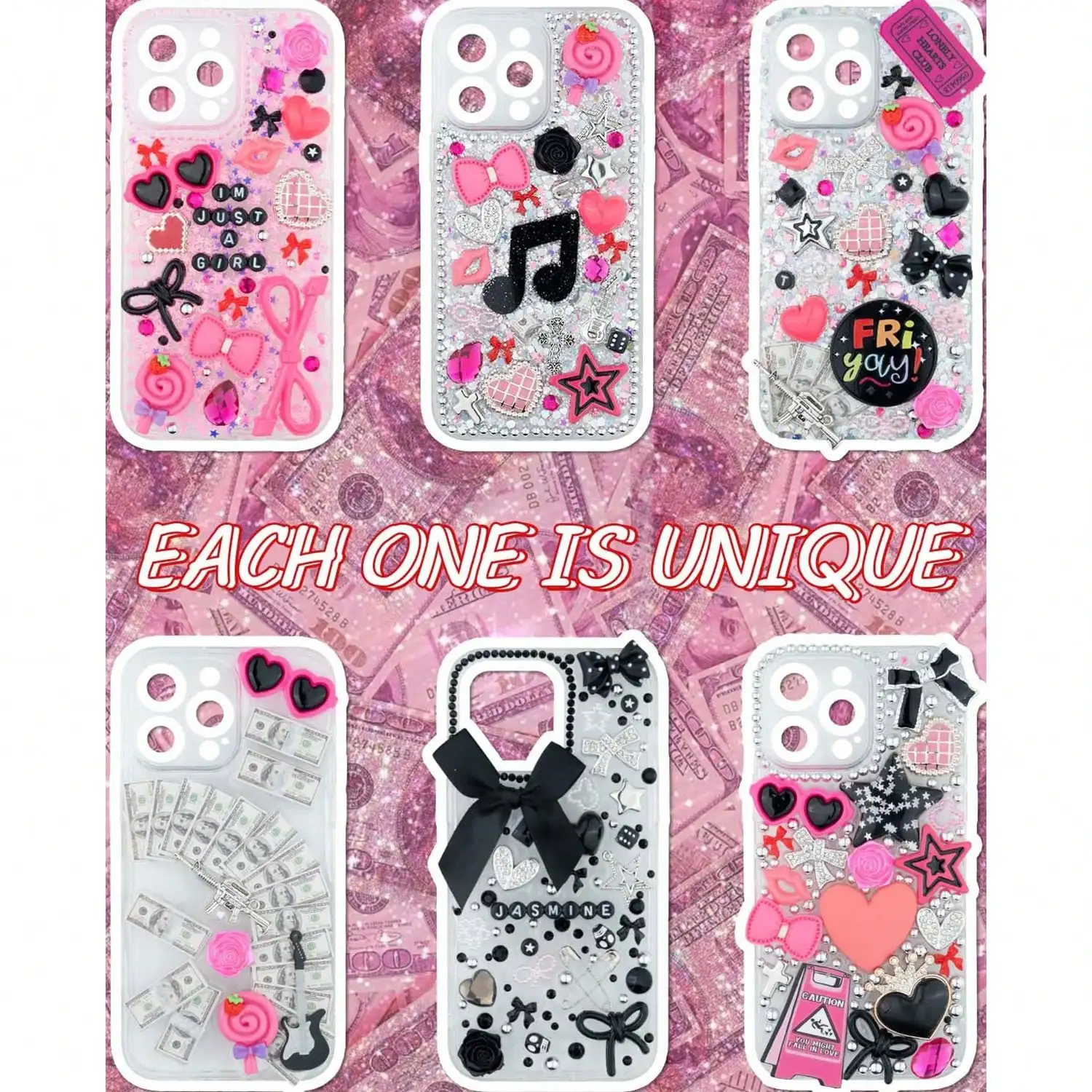 Набор из 1050 штук декоративны – обзор и цена Phone Accessories Aesthetic