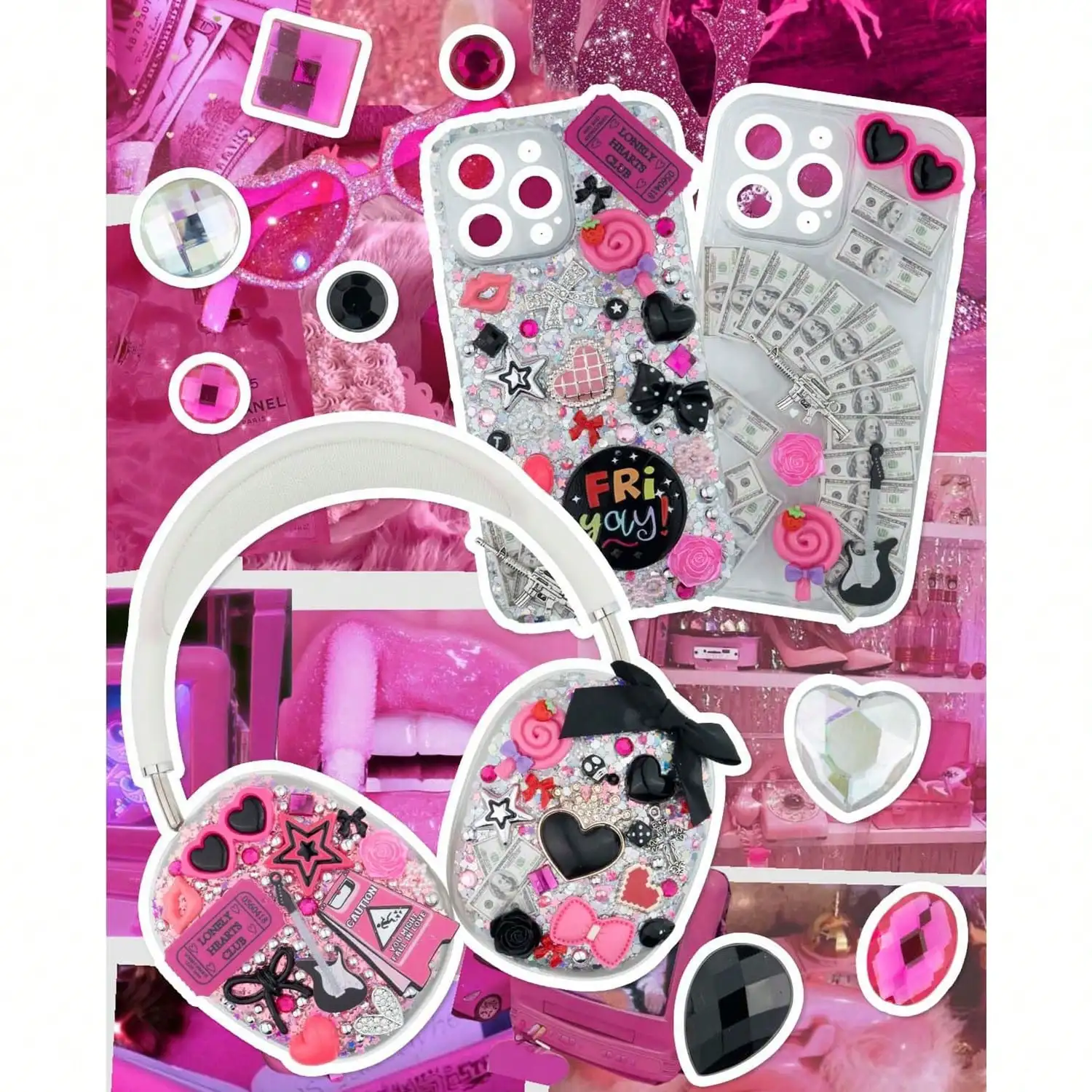 Набор из 1050 штук декоративны – обзор и цена Phone Accessories Aesthetic