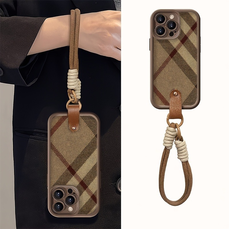 Коричневый чехол-накладка с ре – обзор и цена Lanyard Phone Strap