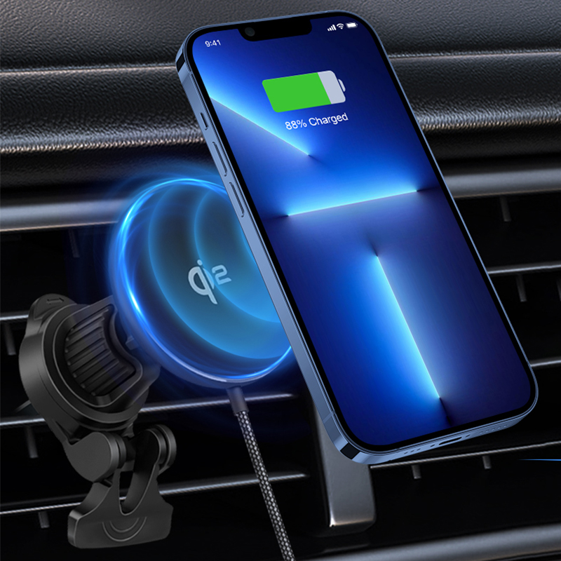 Автомобильный держатель Qi 2,  – обзор и цена Qi2 Phone Accessories