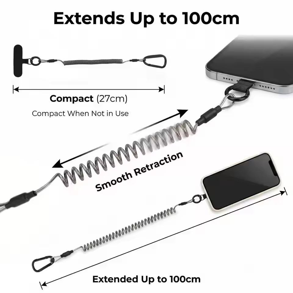 Выдвижные страховочные ремни-ш – обзор и цена Lanyard Phone Strap