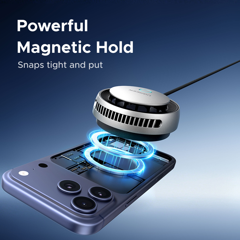 UGREEN MagFlow Pro Qi2.2 25W М – обзор и цена Phone Cooling Fan