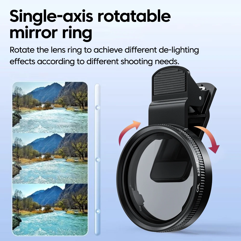 Новый 52 мм CPL фильтр для объ – обзор и цена Phone Accessories Items