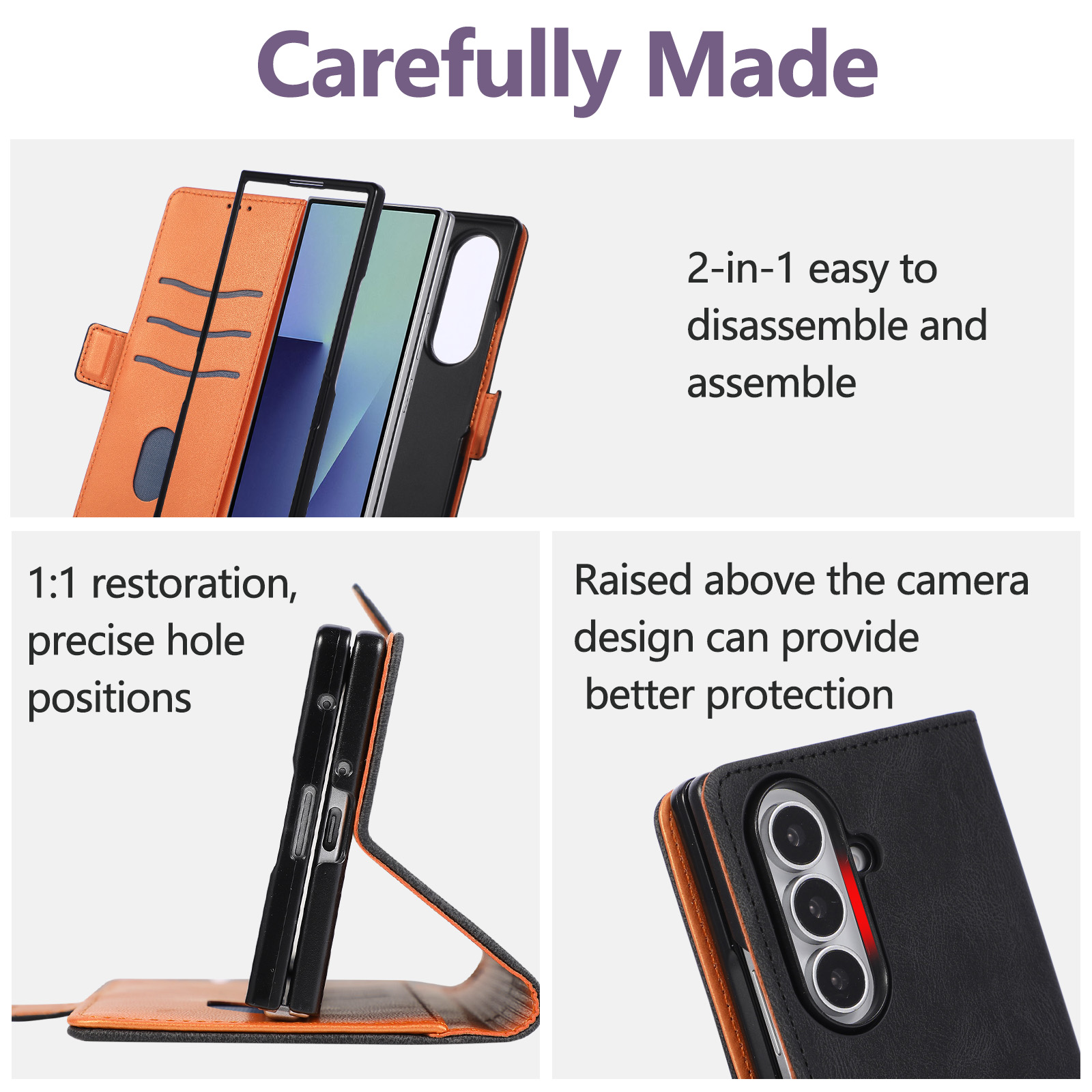 Чехол-кошелек из ретро-кожи дл – обзор и цена Phone Accessories Hippers